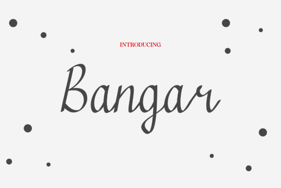 Bangar: A Warm, Handwritten Font for Creators