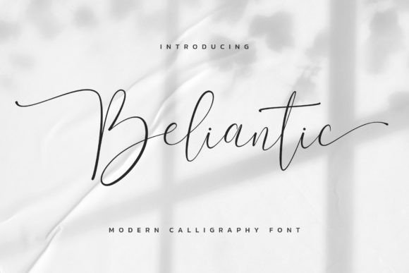 Beliantic: An Elegant Script Font for Modern Brands