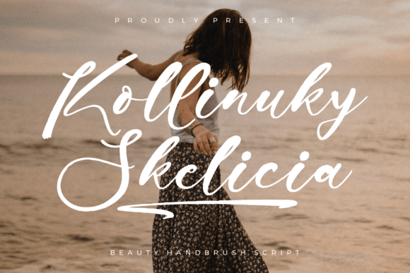 Bring Charm to Your Creations with Kollinuky Skelicia Font