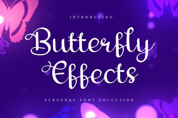 Butterfly Effects: A Graceful Script for Elegance
