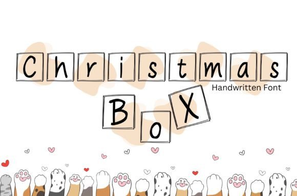 Christmas Box: A Handwritten Font for Engaging Web Design
