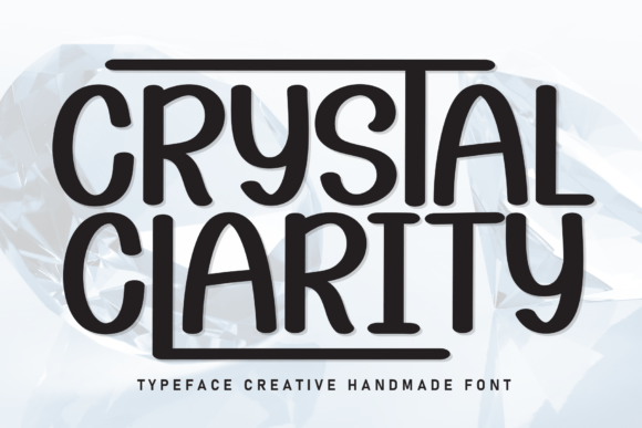 Crystal Clarity: A Handwritten Font for Editorial Expression