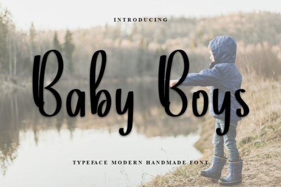 Discover the Charm of Baby Boys: A Perfect Script Font for Web Design