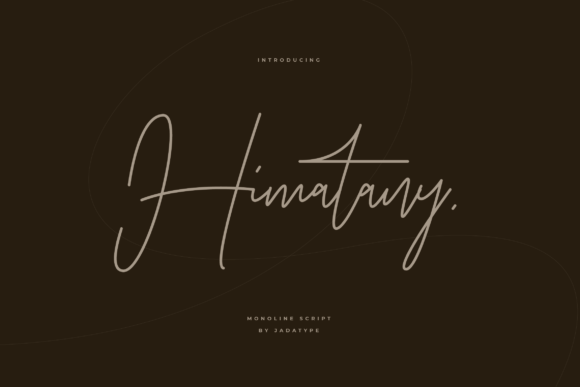 Enhance Your Brand with Himatany: A Versatile Script Font