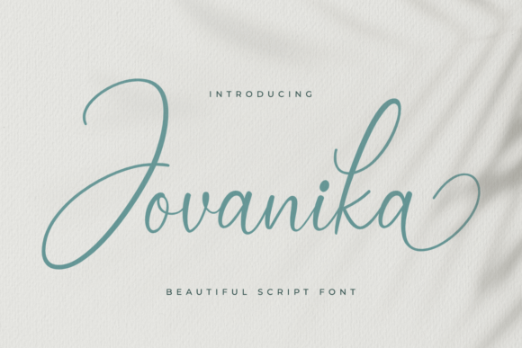 Enhance Your Brand with Jovanika: A Delicate Script Font