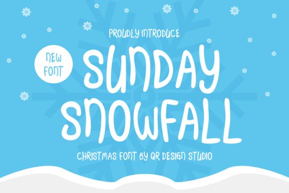Enhance Your Brand with Sunday Snowfall Font