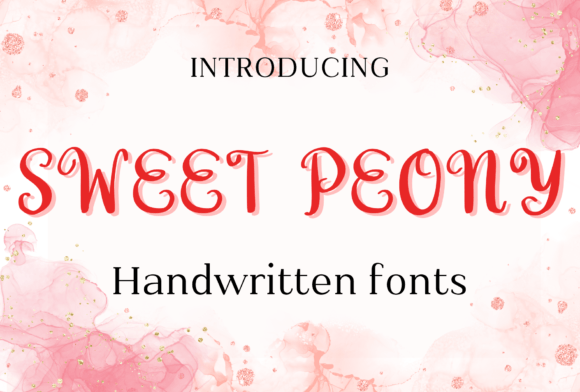 Enhance Your Brand with Sweet Peony: A Charming Handwritten Font