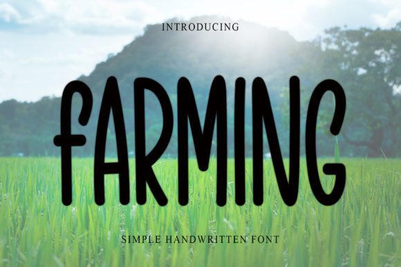 Farming: A Handwritten Font for Modern Digital Brands