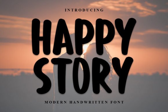 Happy Story: A Script Font That Sparkles Without Shouting