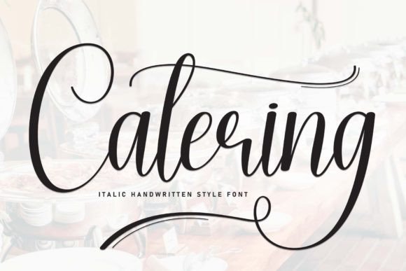 Integrating Catering: A Script Font Review for Campaign Design