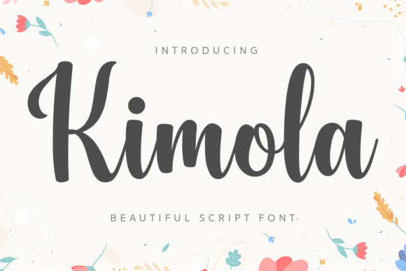 Kimola: A Handwritten Script Font for Elegant Web Design