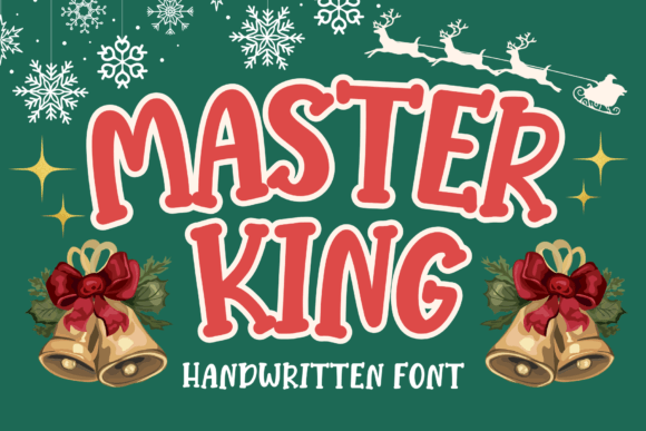 Master King: A Playful Handwritten Font for Web Design