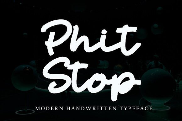 Phit Stop: A Stylish Script Font for Elegant Web Design
