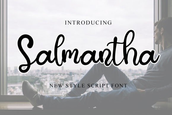 Salmantha Font: A Handwritten Typeface for Editorial Charm