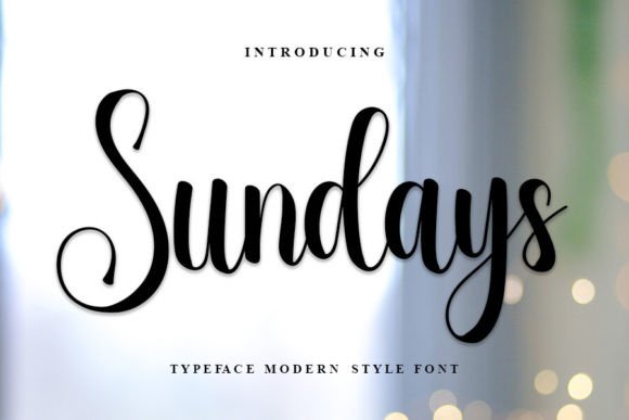 Sundays: A Handwritten Font for Editorial Charm