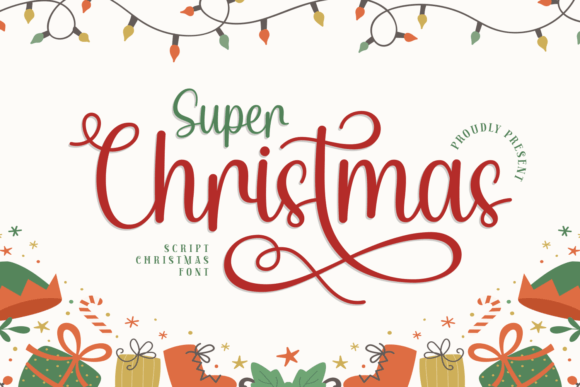 Super Christmas: A Delicate and Elegant Handwritten Font for Web Design