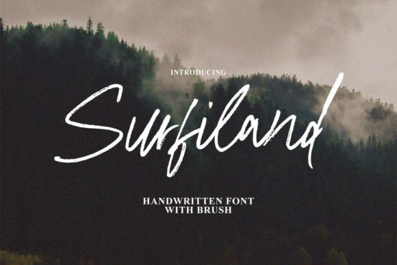 Surfiland: A Handwritten Font for Elegant Branding