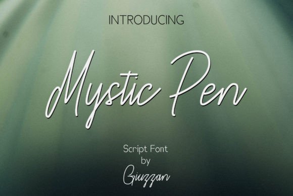 Using Mystic Pen Font to Build a Brand Identity