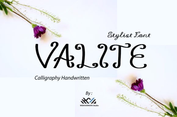 Valite: A Stylish Font for Handmade Creations