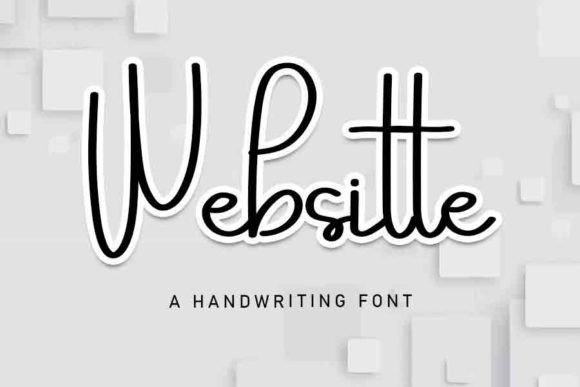 Websitte: The Whimsical Script Font for Elegant Digital Design