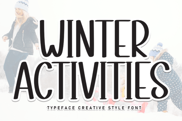 Winter Activities: A Handwritten Font for Charming Design