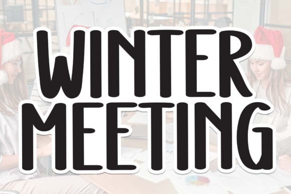 Winter Meeting: A Charming Handwritten Font for Web Design